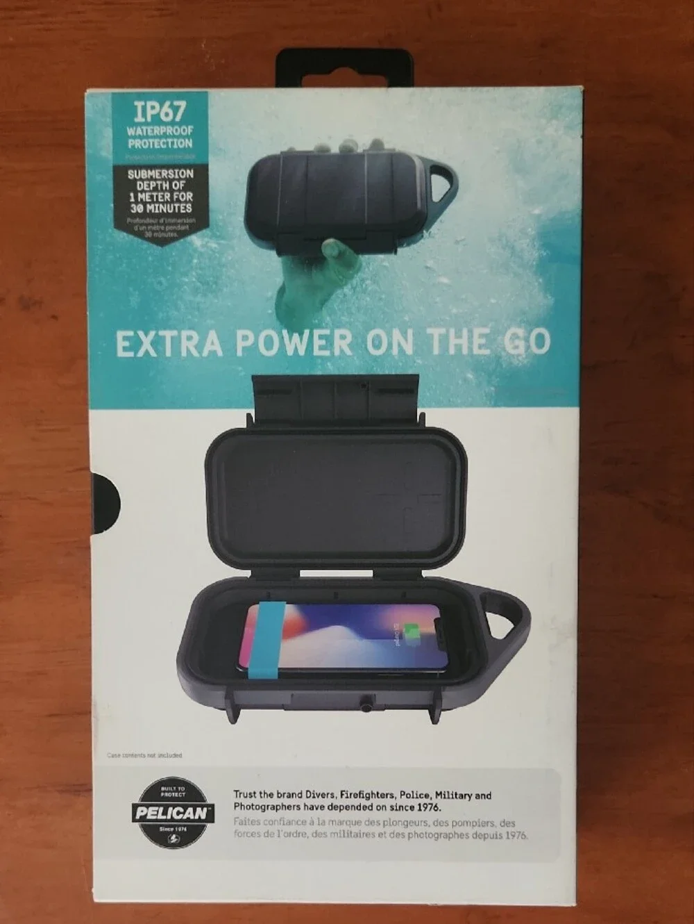 Pelican 10,000mAh Portable Wireless Charger Power Bank - Black
